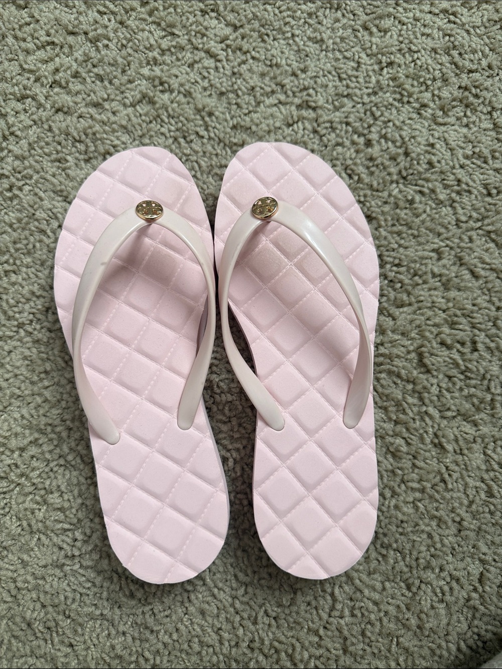 pink tory burch flip flop sandals